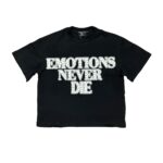 Black ‘End’ Rhinestone Tee