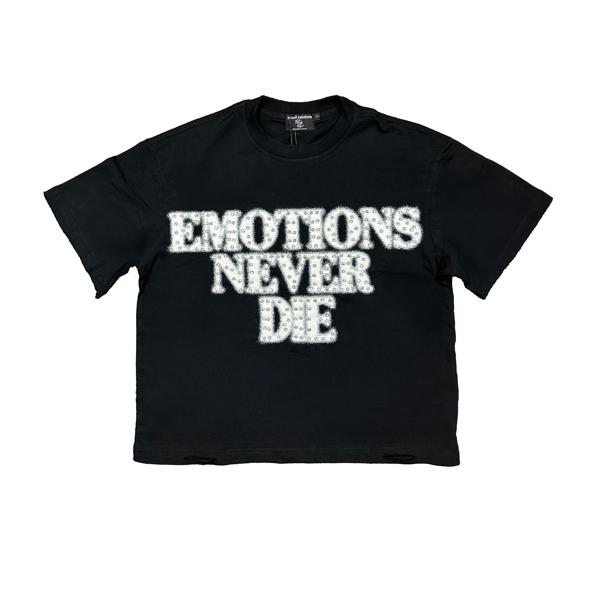 Black ‘End’ Rhinestone Tee Black ‘End’ Rhinestone Tee