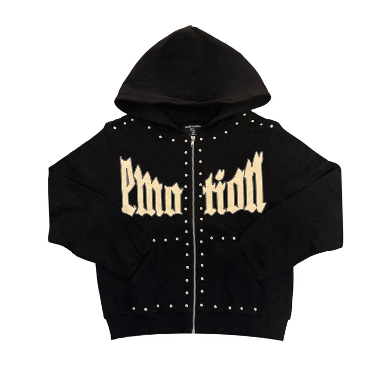 Mixed Emotional Brand Acid Crown Hoodie