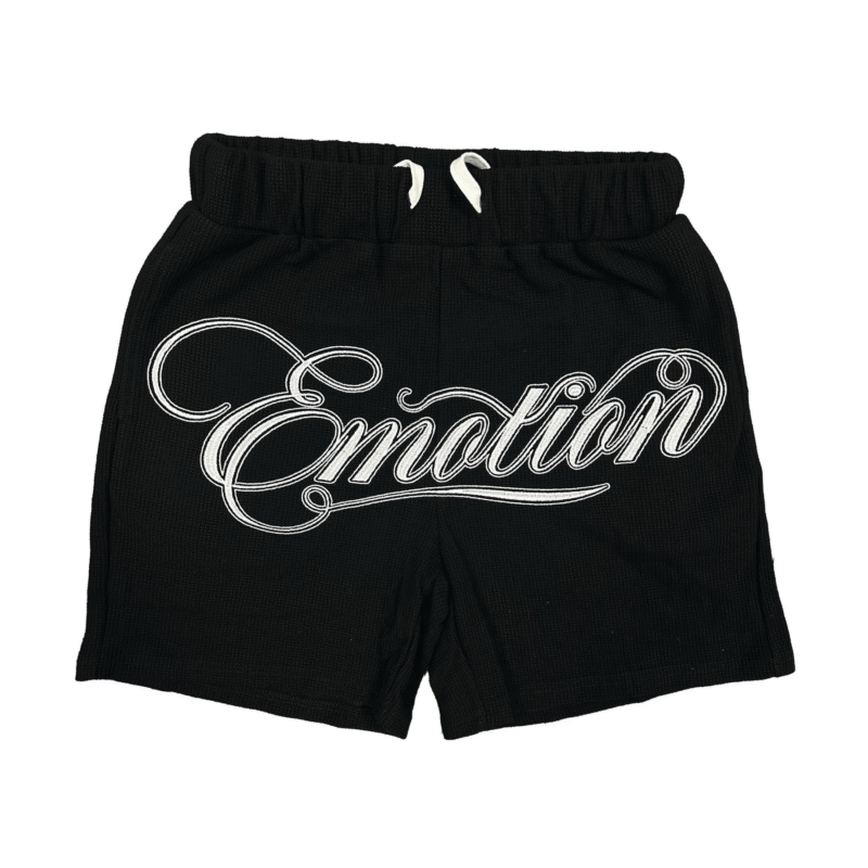 Mixed Emotional Brand Black Signature Shorts