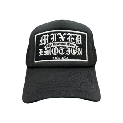 Mixed Emotional Brand Black Trucker Hat