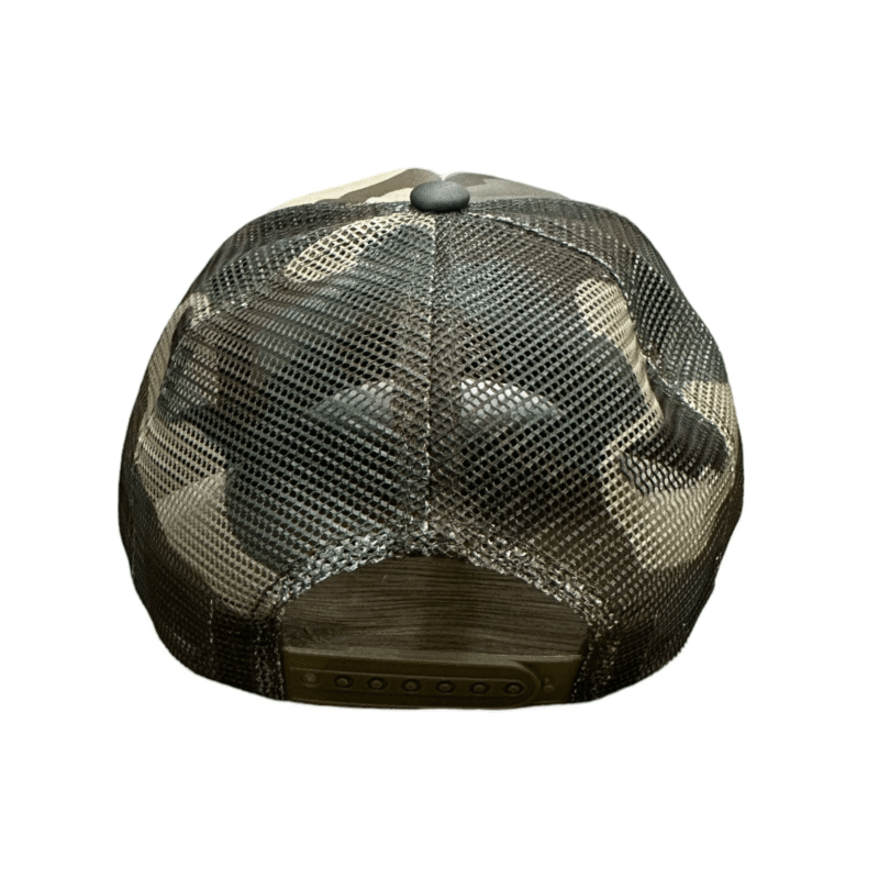 Mixed Emotional Brand Camo Trucker Hat