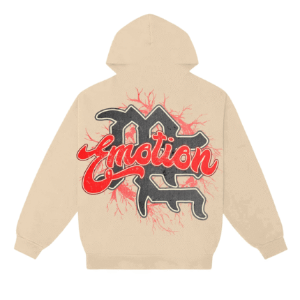 Mixed Emotional Brand Cream Blinded Hoodie