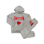 Mixed Emotional Brand Grey Cupid Tracksuit