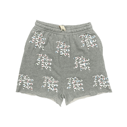 Mixed Emotional Brand Grey Me Logo Shorts