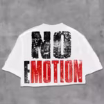 Mixed Emotional Brand Hip-hop White Shirt