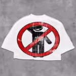 Mixed Emotional Brand Hip-hop White Shirt
