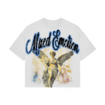 Mixed Emotional Brand White-Blue Shirt
