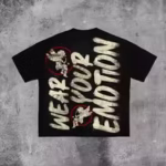 Mixed Emotional Brand Y2K Black Shirt