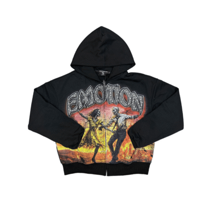 Mixed Emotional Last Dance Rhinestone Hoodie