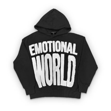 Mixed Emotional World Logo Black Hoodie